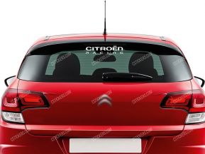 Citroen Racing Sticker for Rear Window