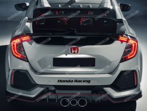 Honda Racing Sticker for Rear Bumper