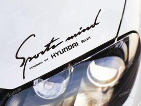 Hyundai Sports Mind Sticker for Bonnet